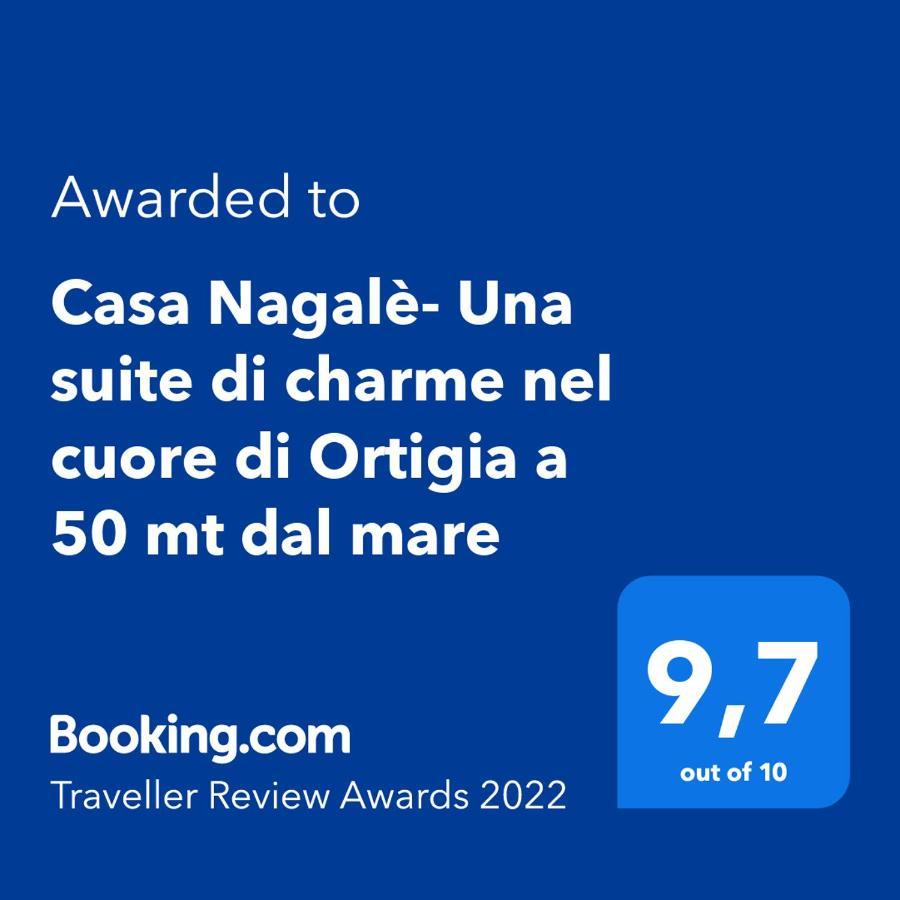 Casa Nagale- Una Suite Di Charme Nel Cuore Di Ortigia A 50 Mt Dal Mare Syrakus Exterior foto